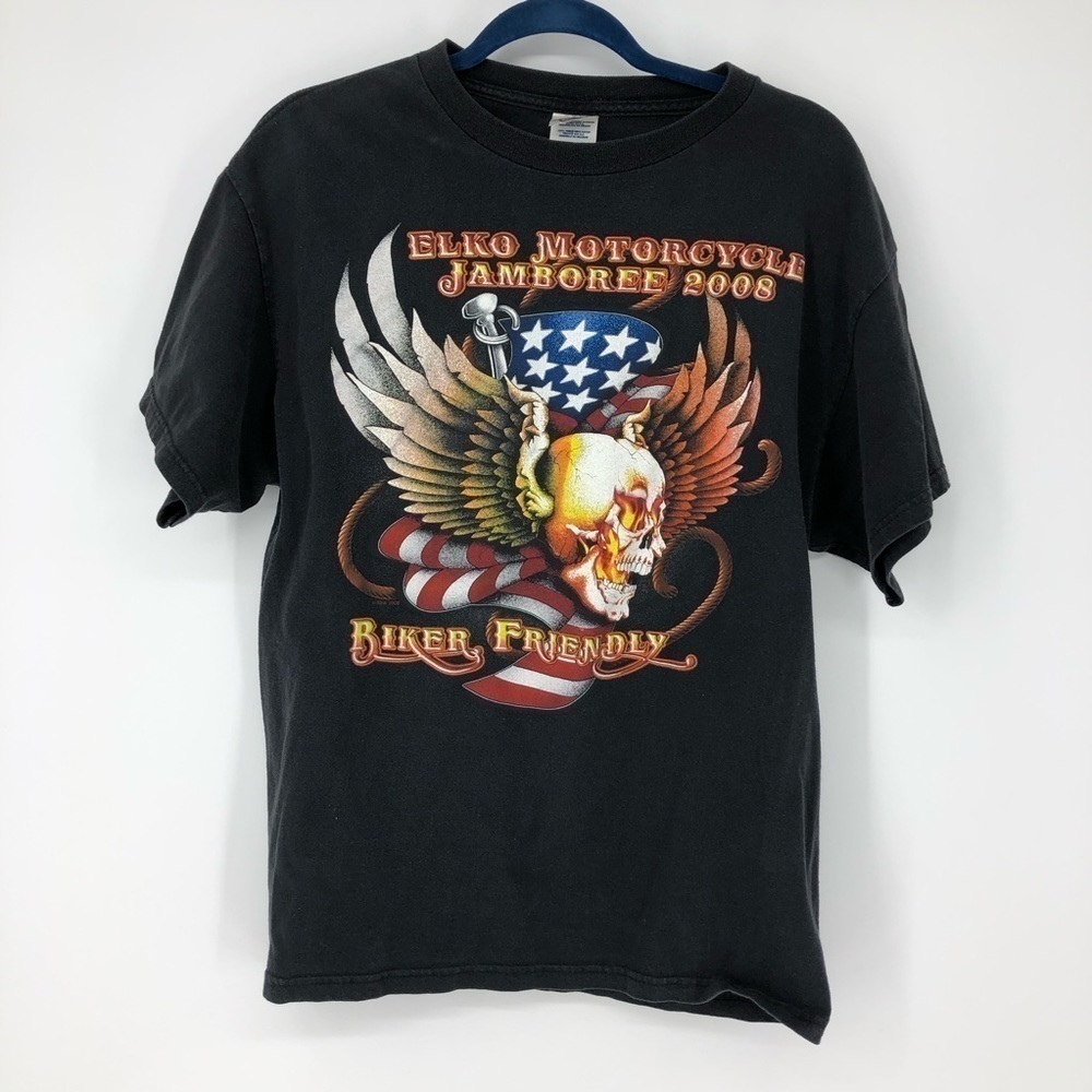 Vintage Motorcycle Jamboree Elko Nevada T Shirt